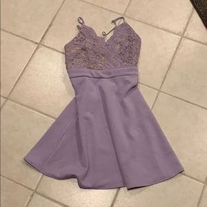 NWT- Francesca’s lavender strapped dress